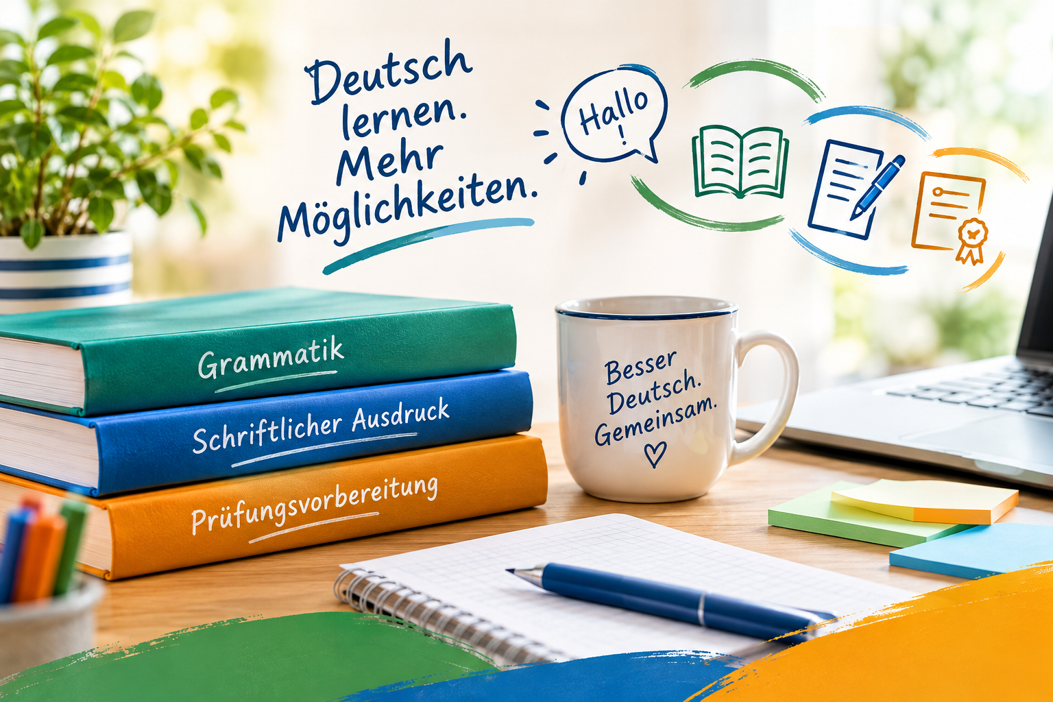 Deutsch_lernen_mit_Buechern_und_Kaffee.png KI generiert